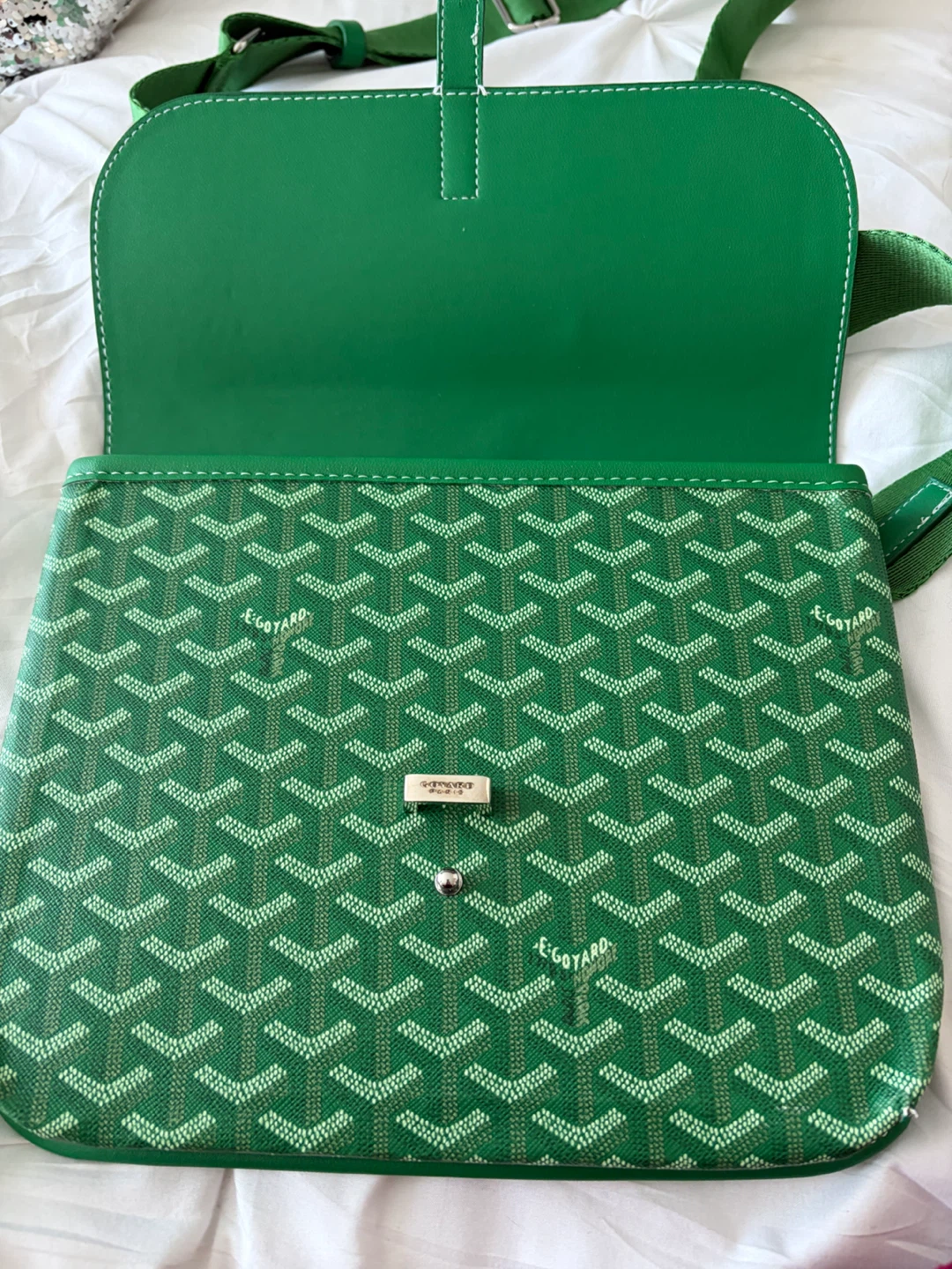 Brand new Green Crossbody Messenger Bag - photo 4