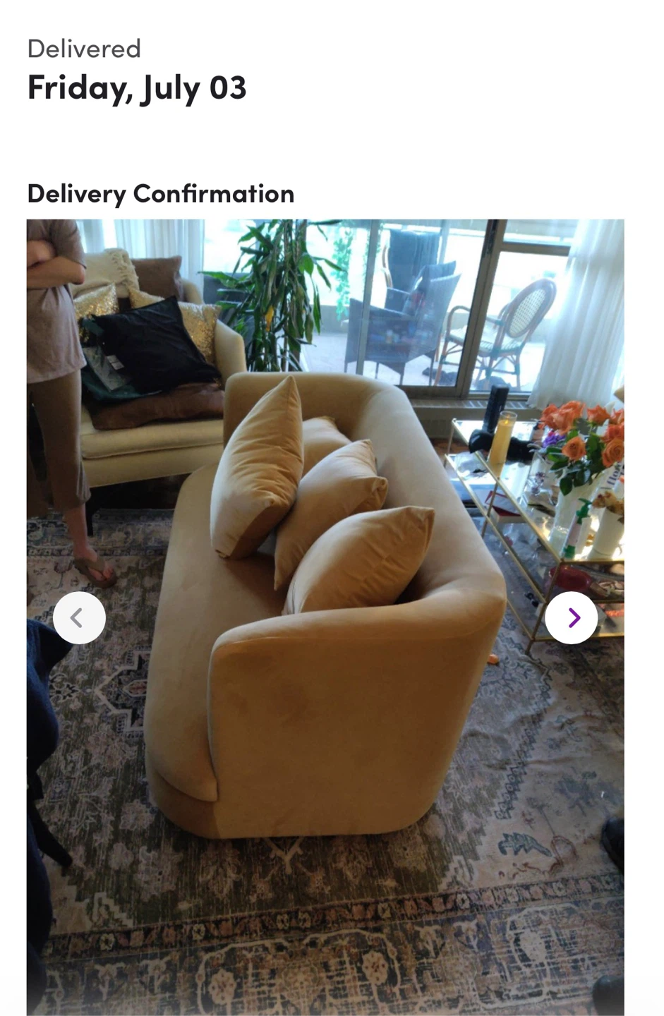 New! Meridian Furniture Alder Velvet Loveseat - photo 5