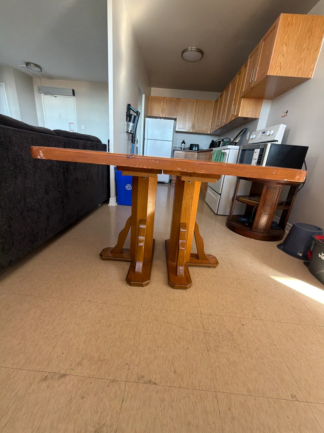 Solid Wood Rectangular Dining Table - photo 4