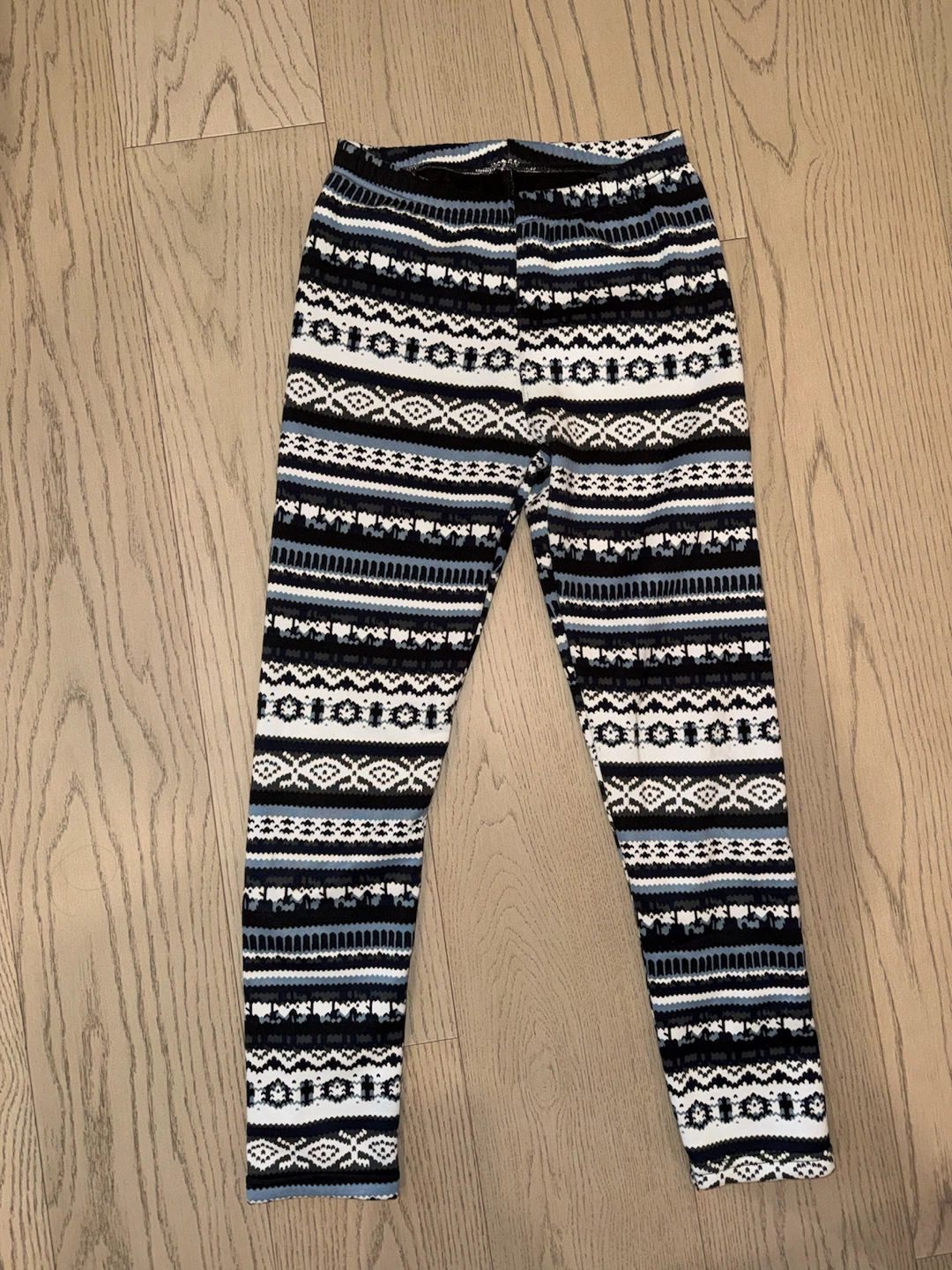 Just Cozy Classic Fair Isle Pattern Leggings