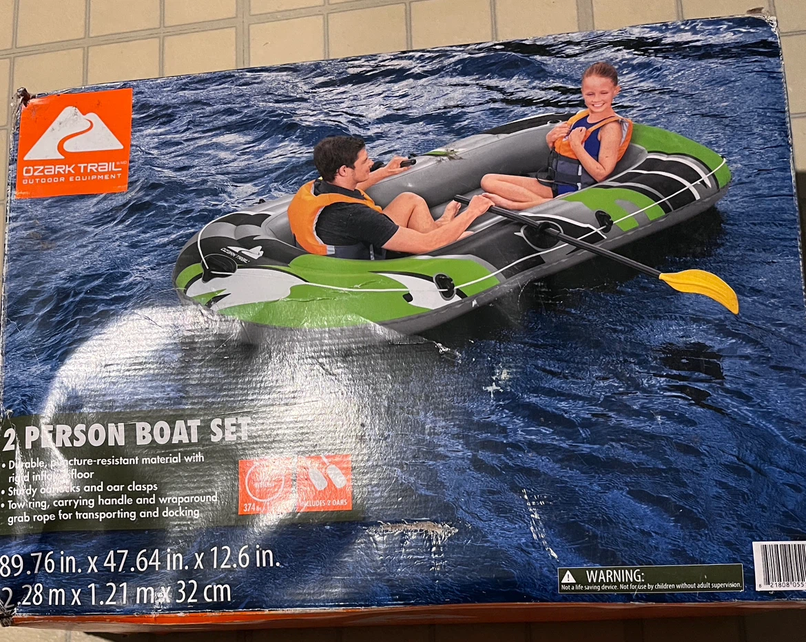Ozark Trail 2-Person Inflatable Boat Set