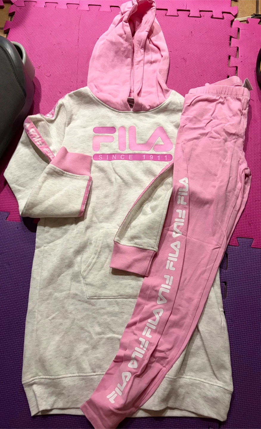 Fila Kids Hoodie and Legging Set ~ Size 10/12