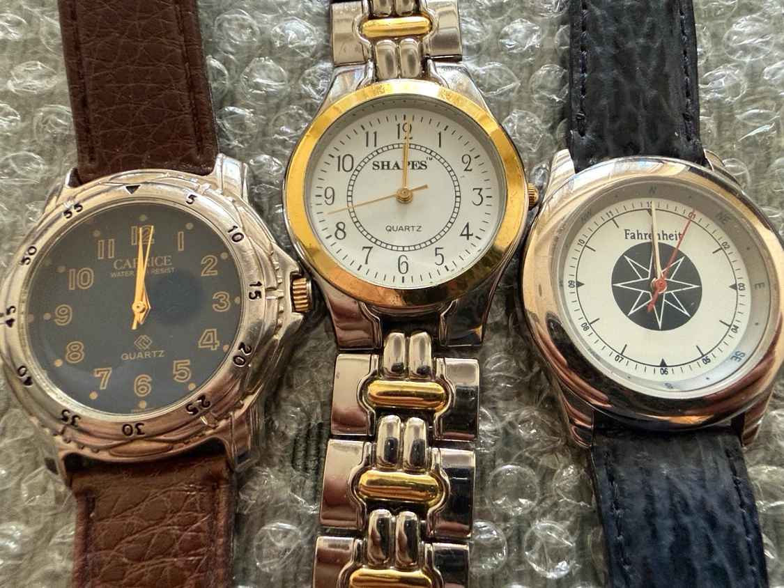 3 Vintage Fashion Watches