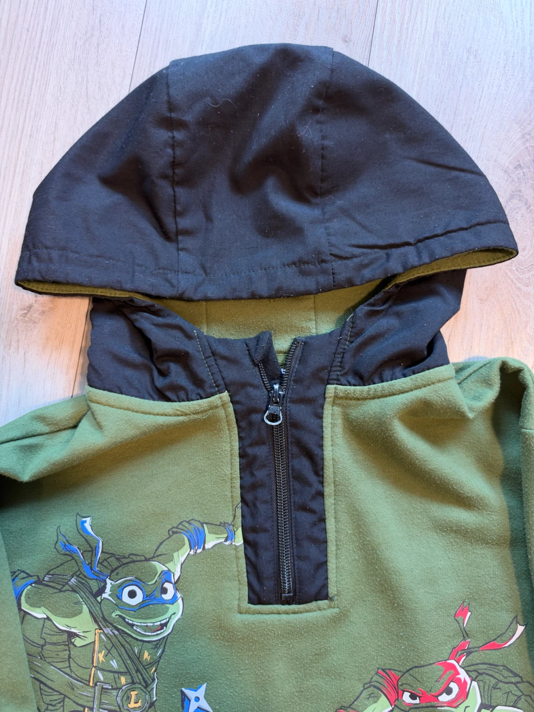 Ninja Turtles Quarter-Zip Hoodie, Size 7 - photo 4