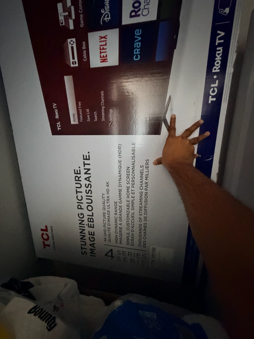 TCL 4-Series Roku TV 50” 4K resolution - photo 2
