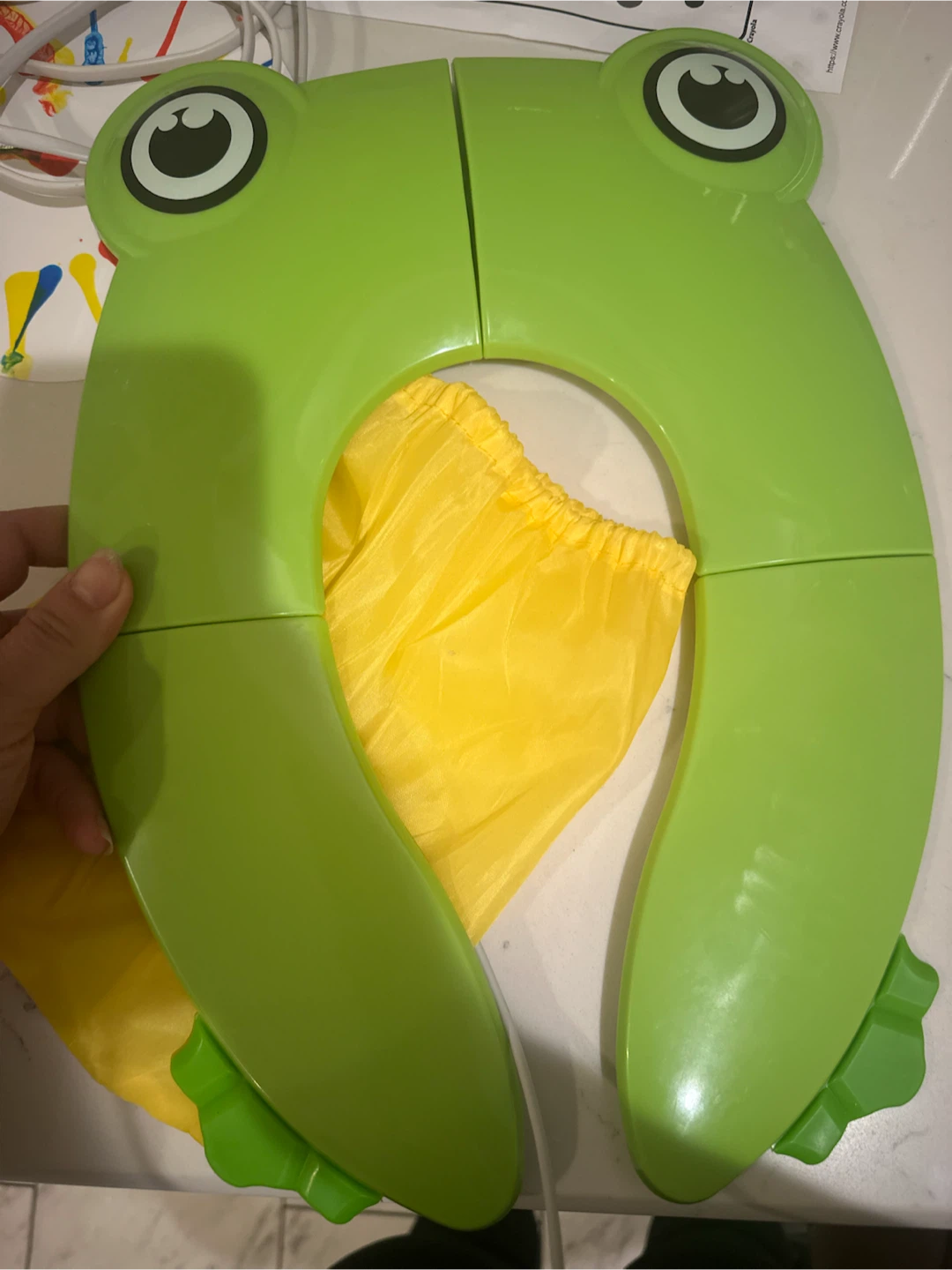 Portable Frog Folding Toilet Seat - photo 3