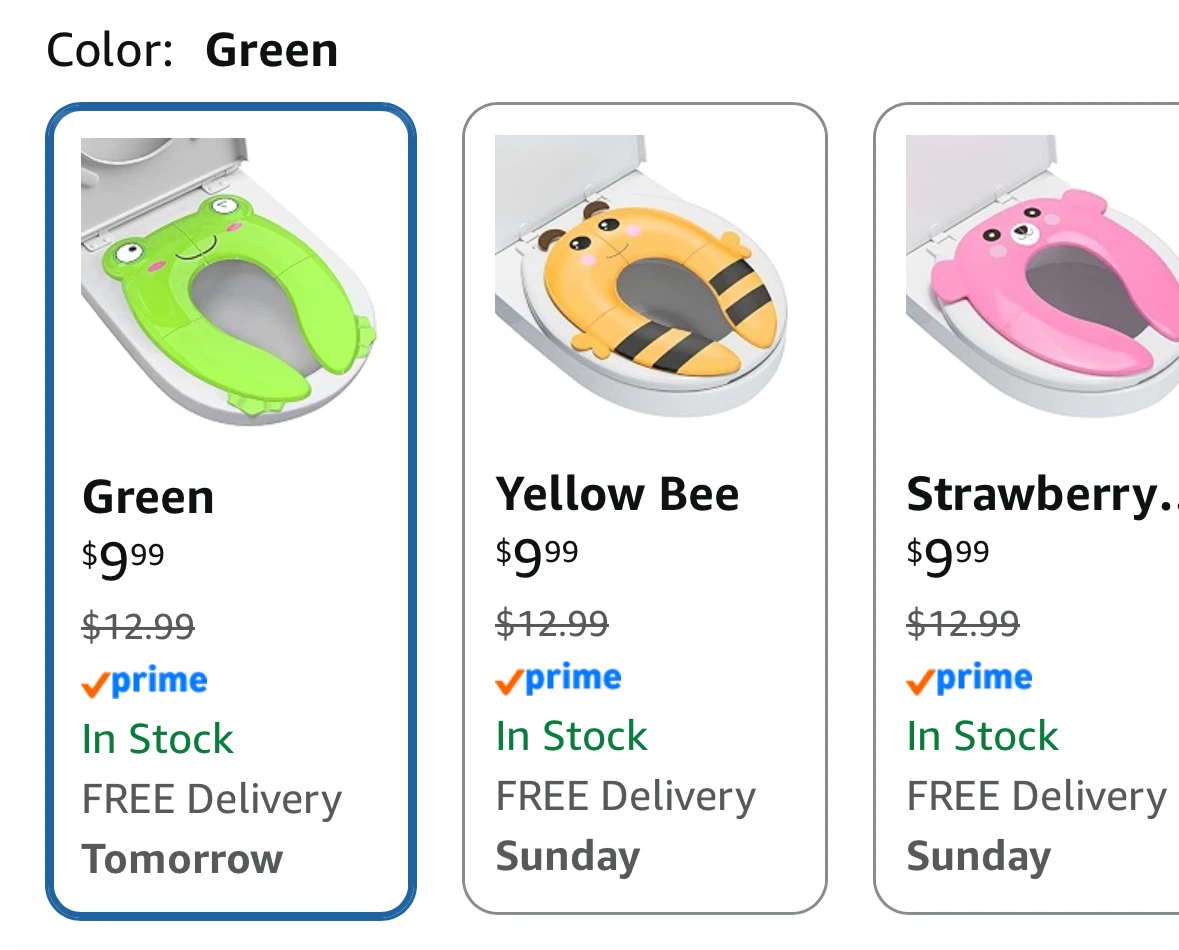 Portable Frog Folding Toilet Seat - photo 4