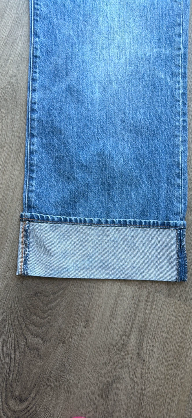 Denim Forum The '90s Hi-Rise Loose Cuff Jeans (size 30) - photo 2