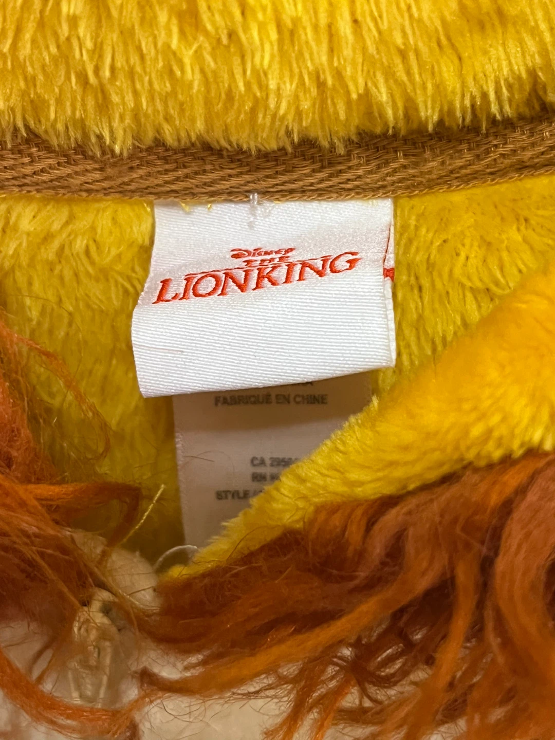 🎃  Disney's The Lion King Mufasa character onesie costume 🎃 - photo 4