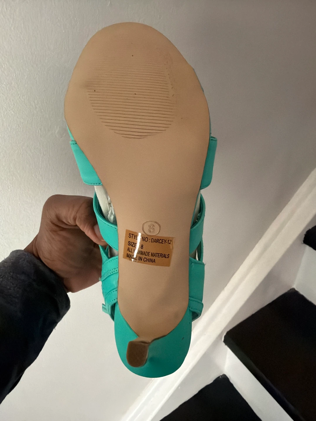 Teal Stiletto Heels Size 8 - photo 3