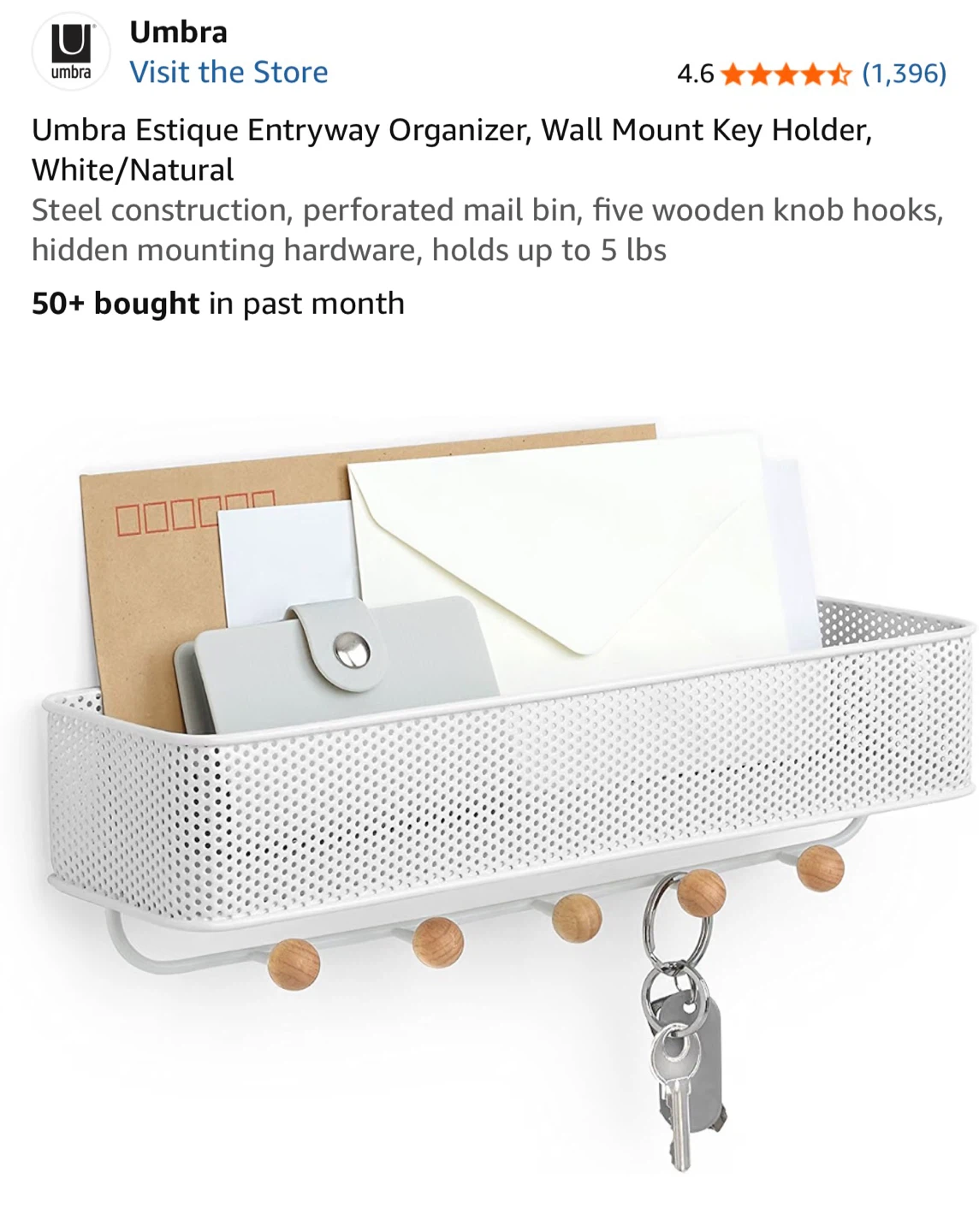 Umbra Estique Entryway Organizer - photo 4