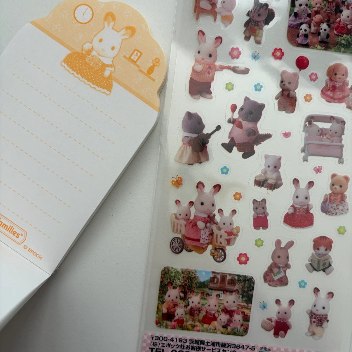 Sylvanian Families Sticker Sheet and Memo Pad - photo 2