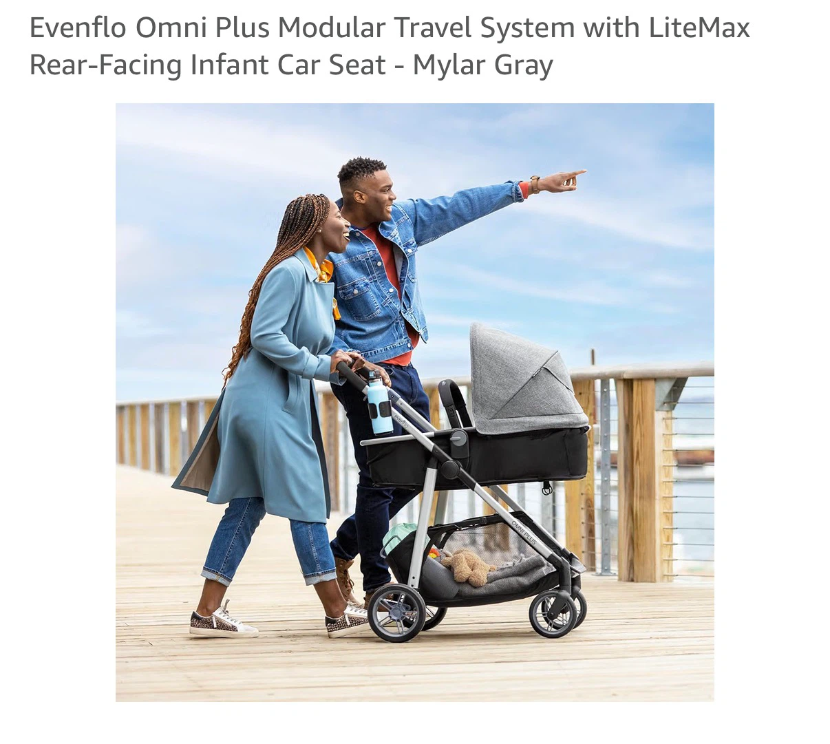 Evenflo Omni Plus Modular Travel System - Mylar Gray - photo 2