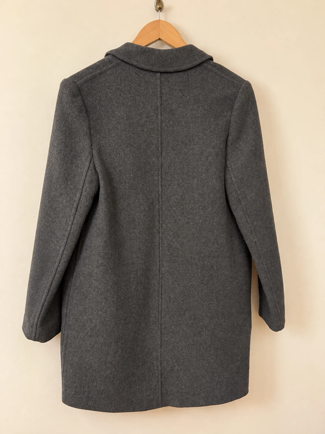 Zara Grey Wool Coat & Black Leather-Look Jacket – XS / XXL - photo 4