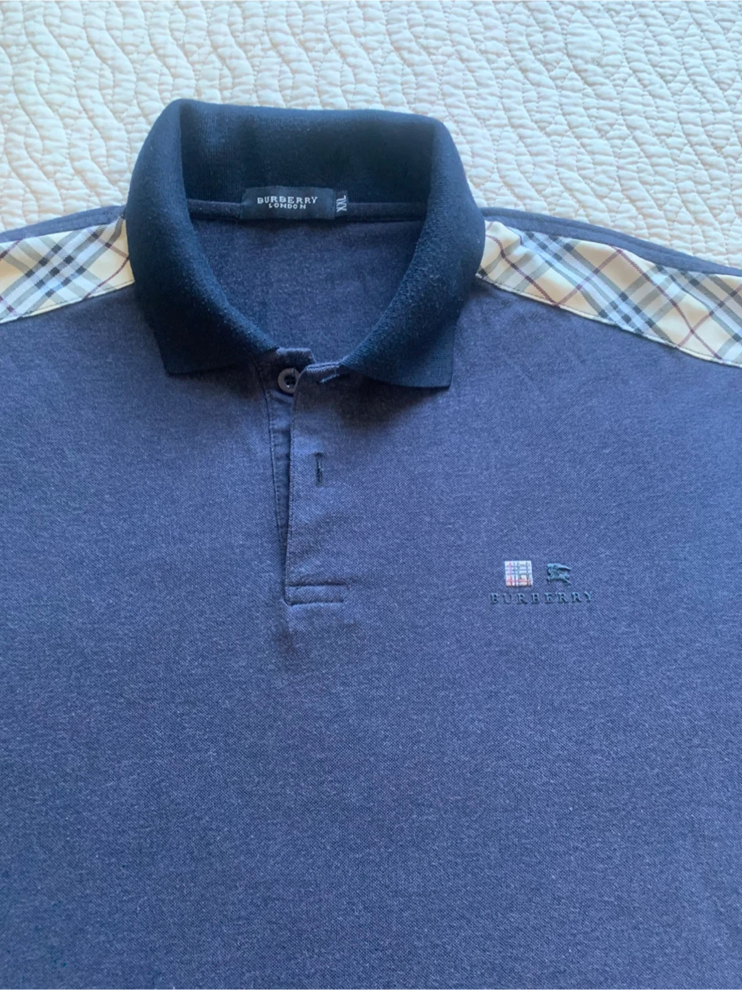 Burberry London Polo Shirt Navy - photo 2