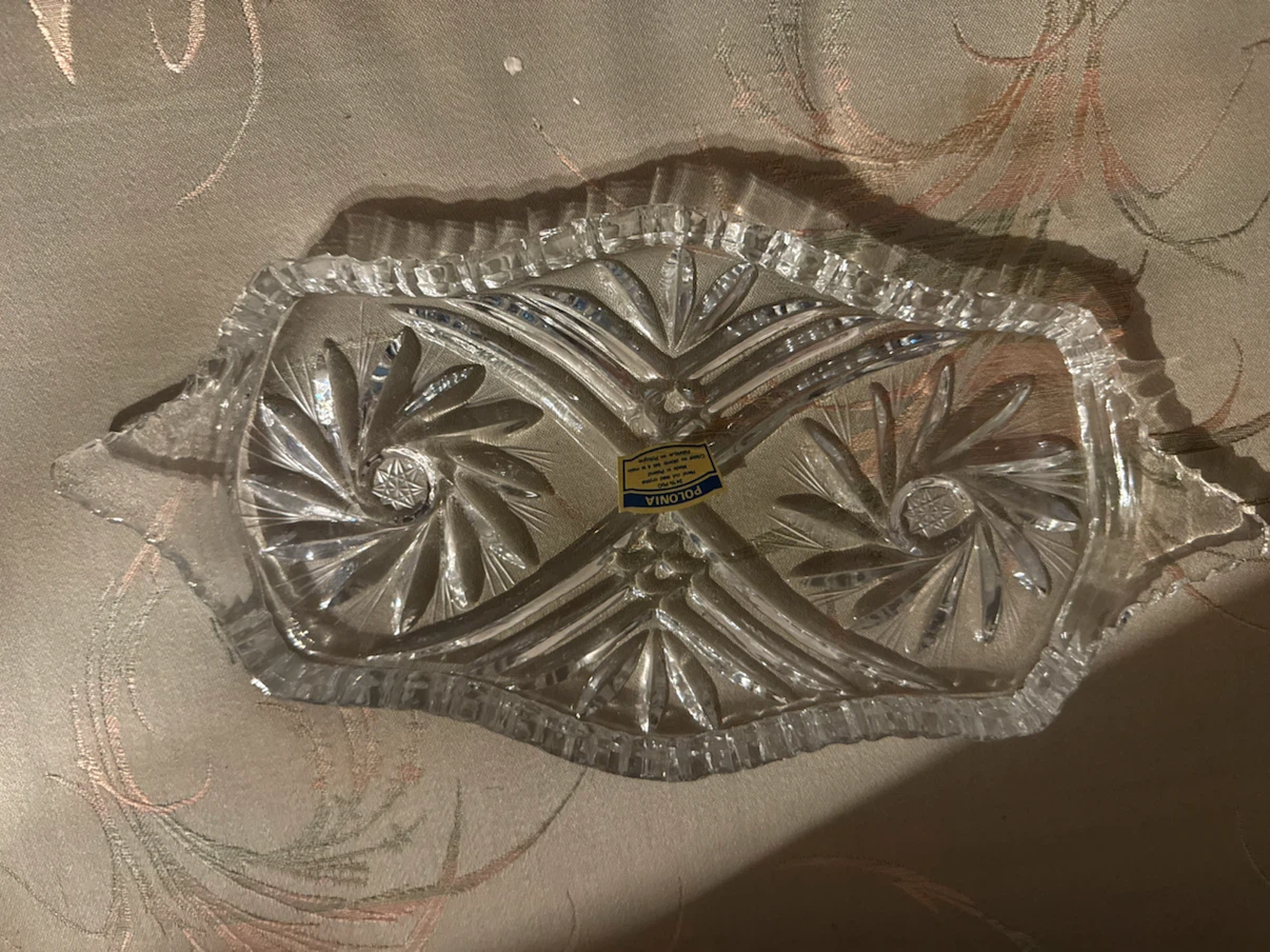 Polonia 24% Lead Crystal Serving Dish