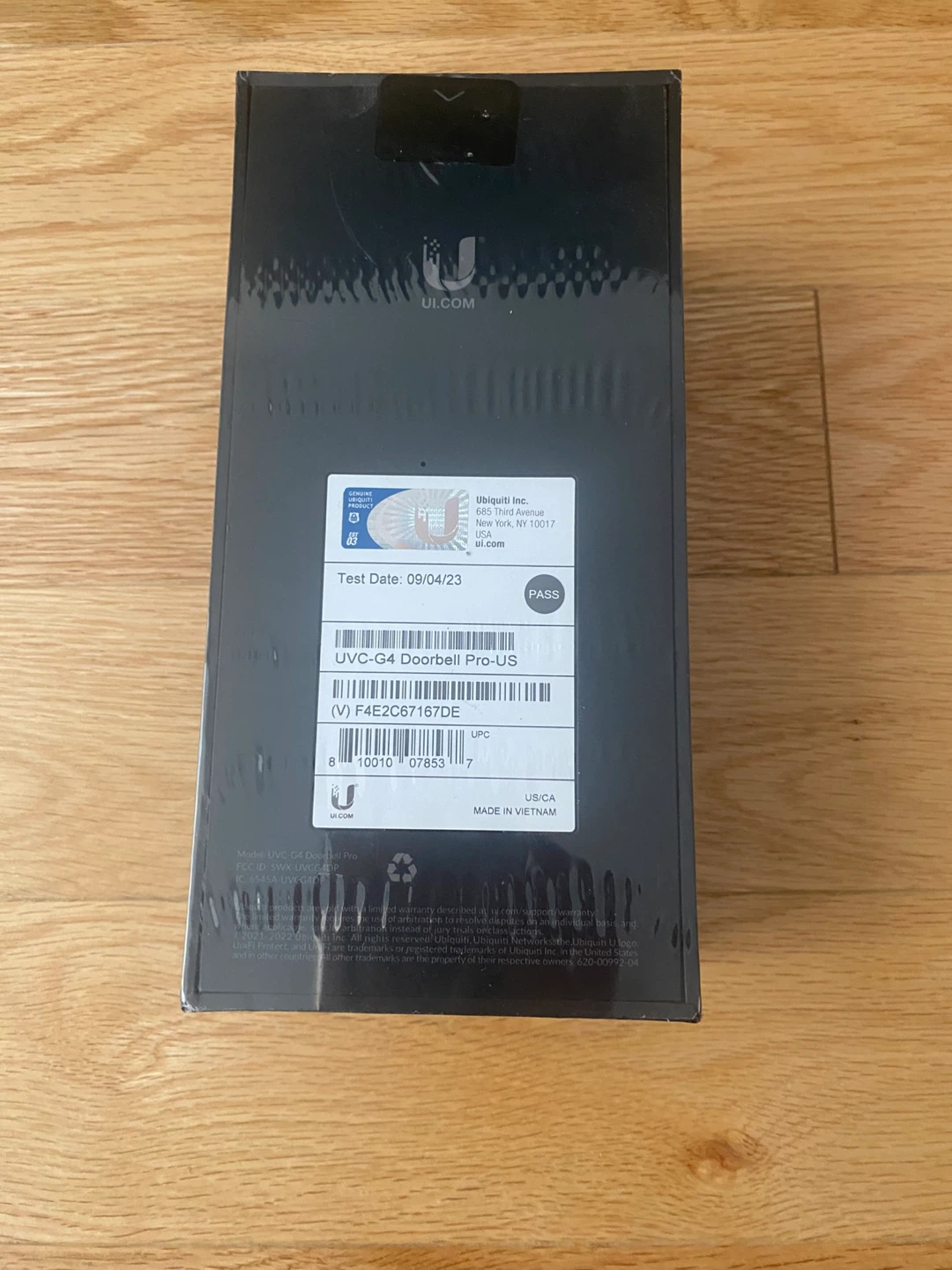 NEW SEALED UniFi G4 Doorbell Pro WiFi - Discontinued - photo 2