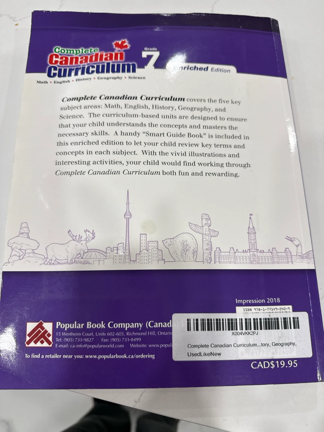 Complete Canadian Curriculum Grade 7 Enriched Edition - photo 2