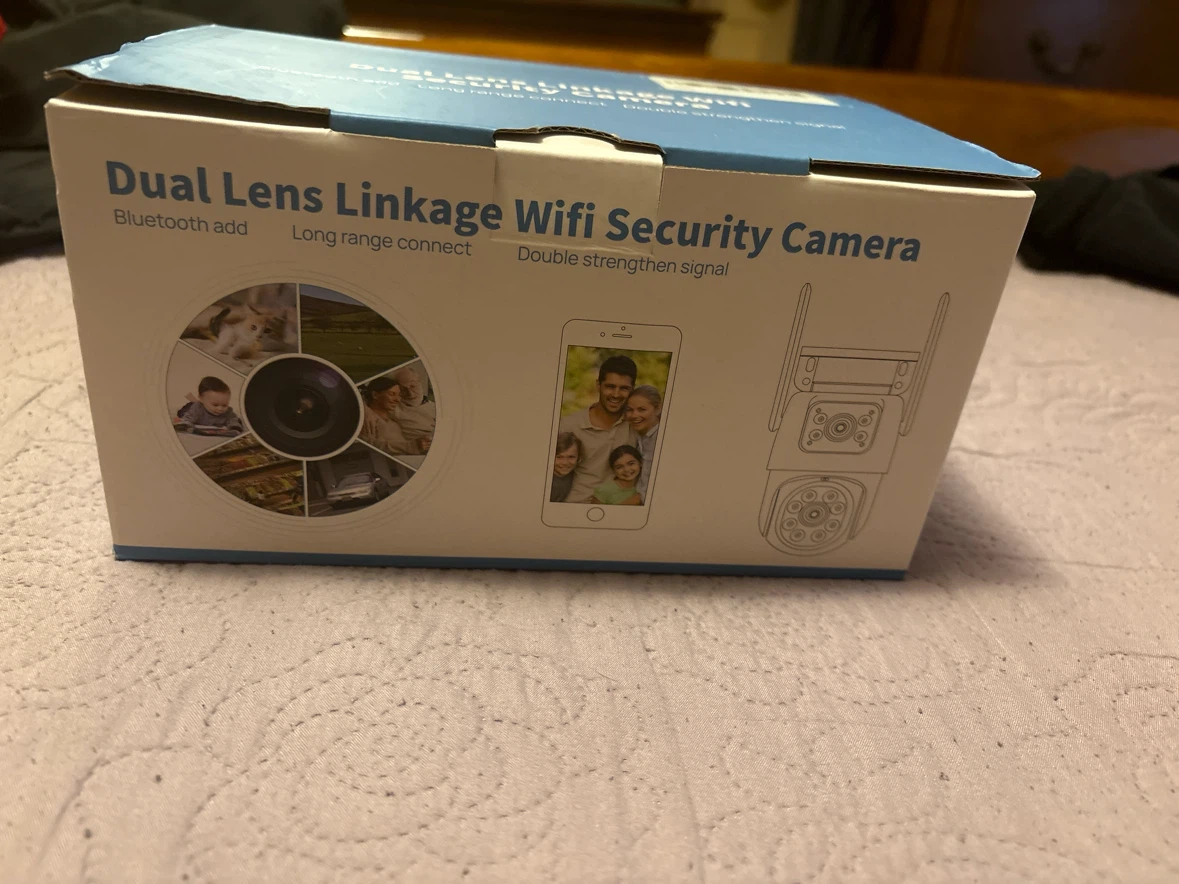 Hiseeu Dual Lens Linkage Wifi Security Camera - photo 2