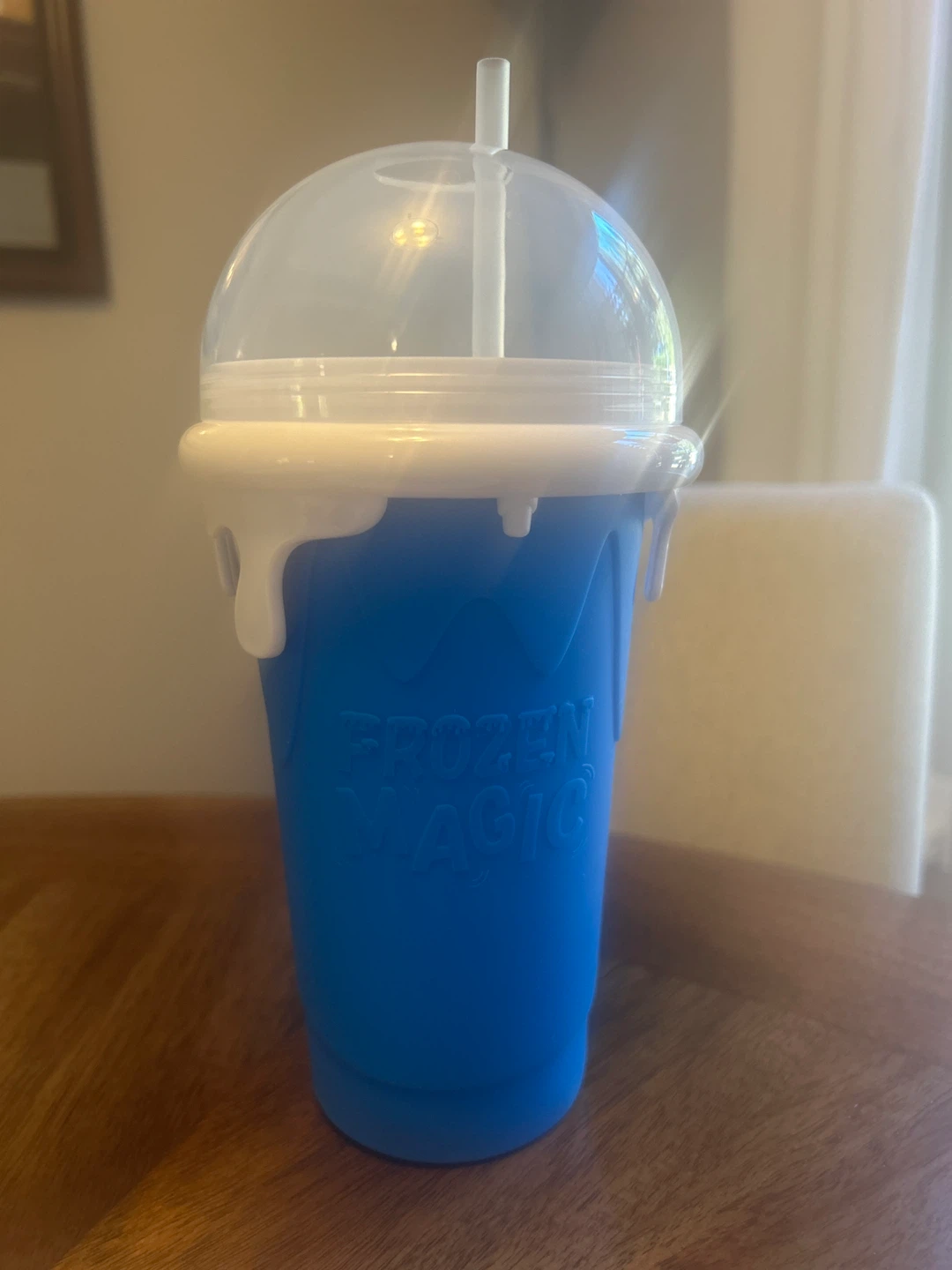 Blue Frozen Magic Slushy Maker Cup
