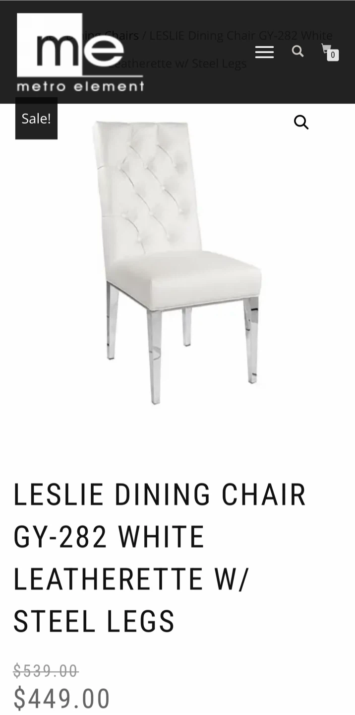 White Dining Chairs - photo 2
