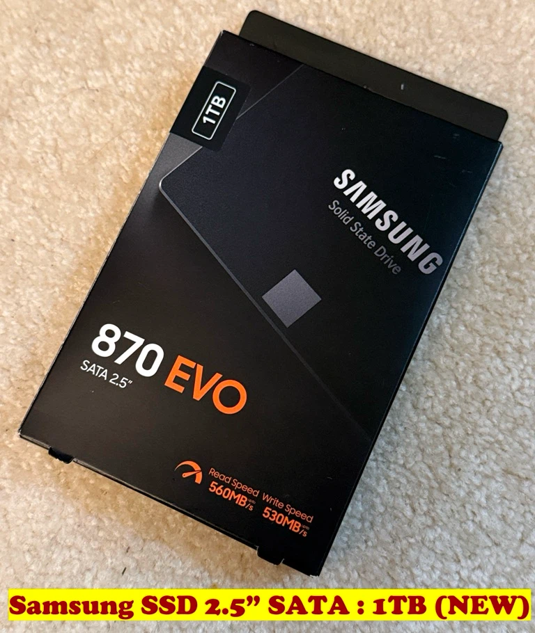 Samsung SSD 2.5” SATA : 1TB (NEW)