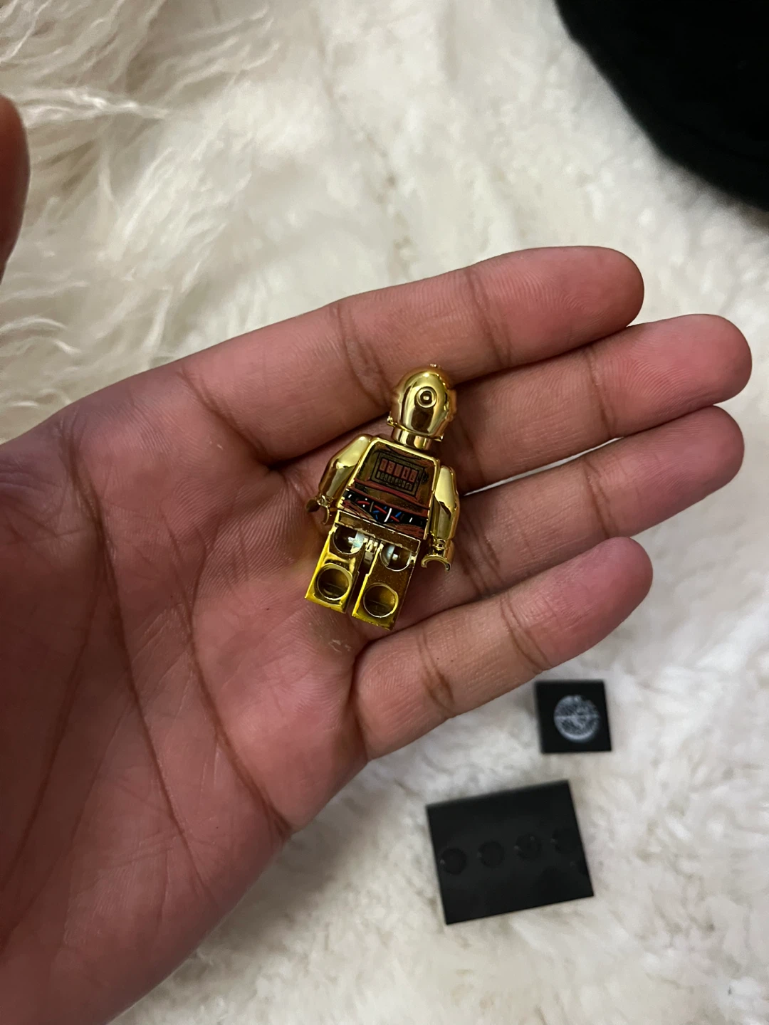 LEGO Star Wars gold chrome C-3PO Minifigure - photo 3