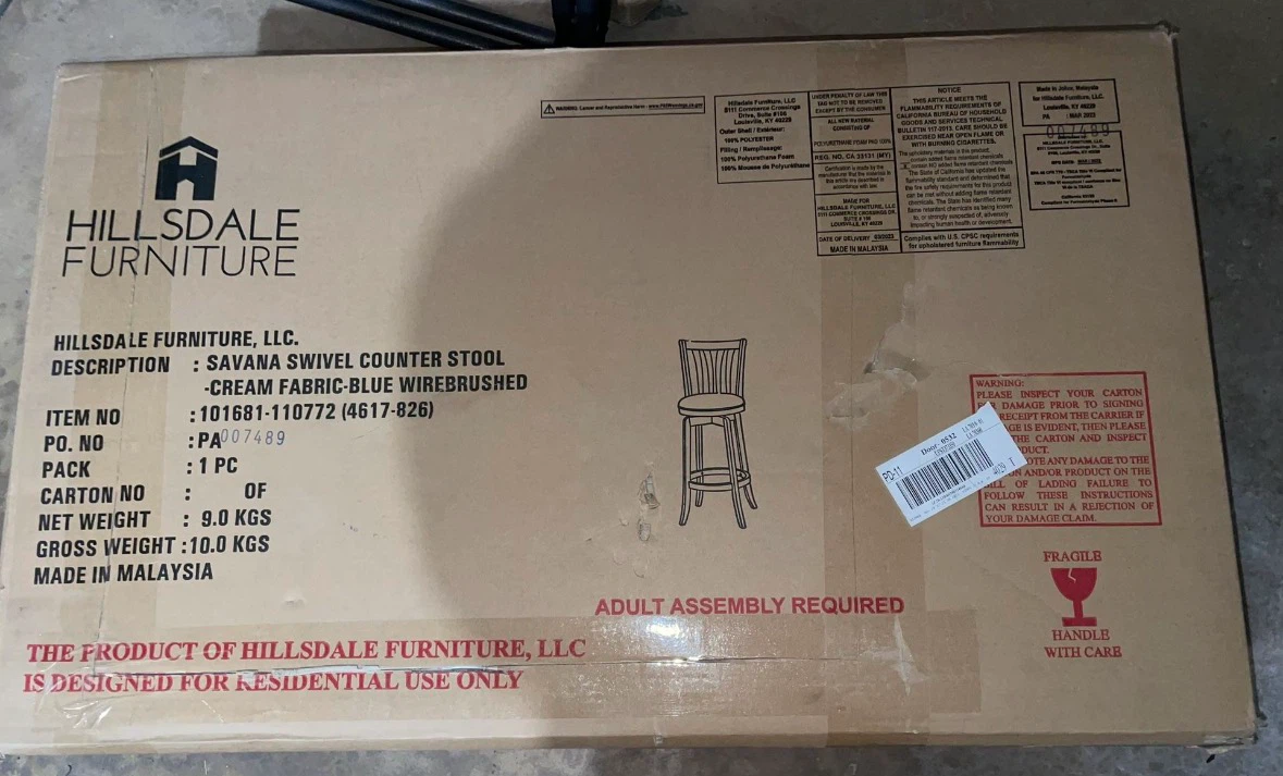 Hillsdale Furniture Savana Swivel Counter Stool - photo 2