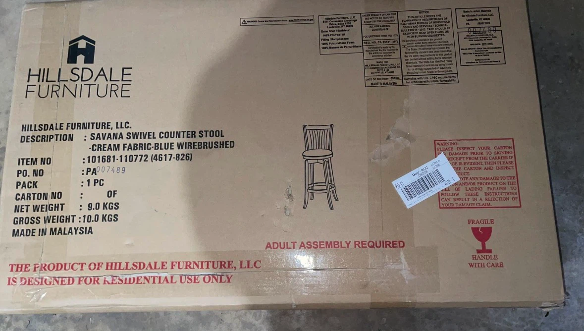 Hillsdale Furniture Savana Swivel Counter Stool - photo 3