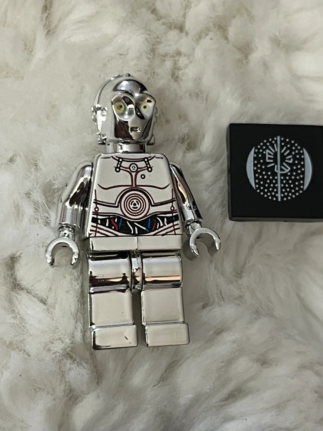 LEGO Star Wars sliver C-3PO Chrome Minifigure - photo 2
