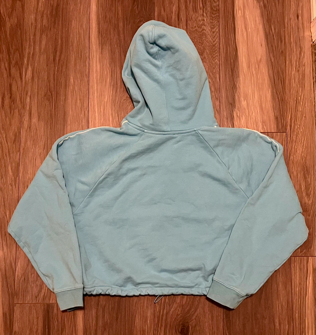 Levi's Light Blue Cropped Hoodie - photo 2