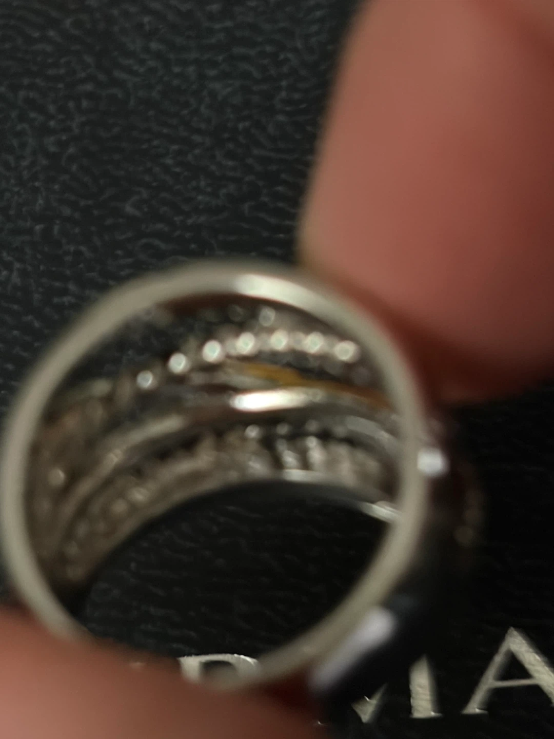 David Yurman Sterling Silver and Gold Cable Ring - photo 4