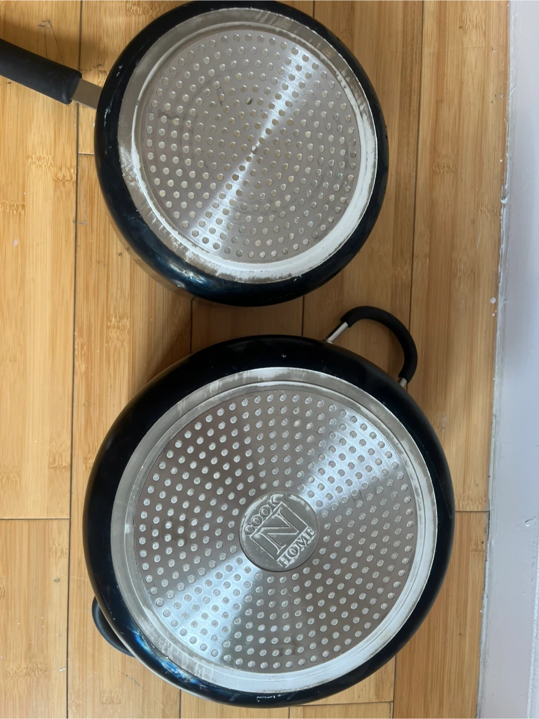 Cook N Home Black Pots with Lids - photo 4
