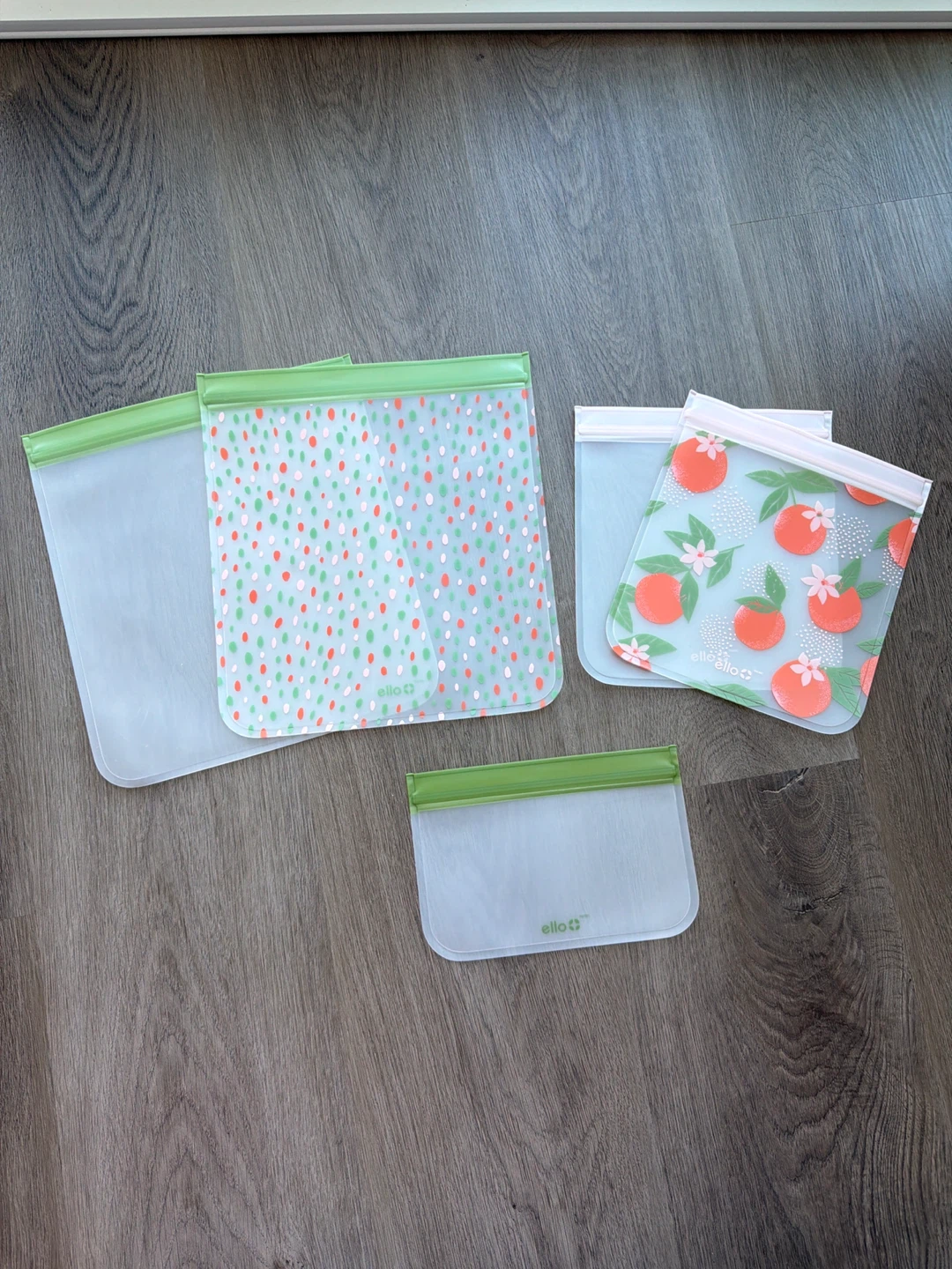 Ello Reusable Silicone Food Storage Bags