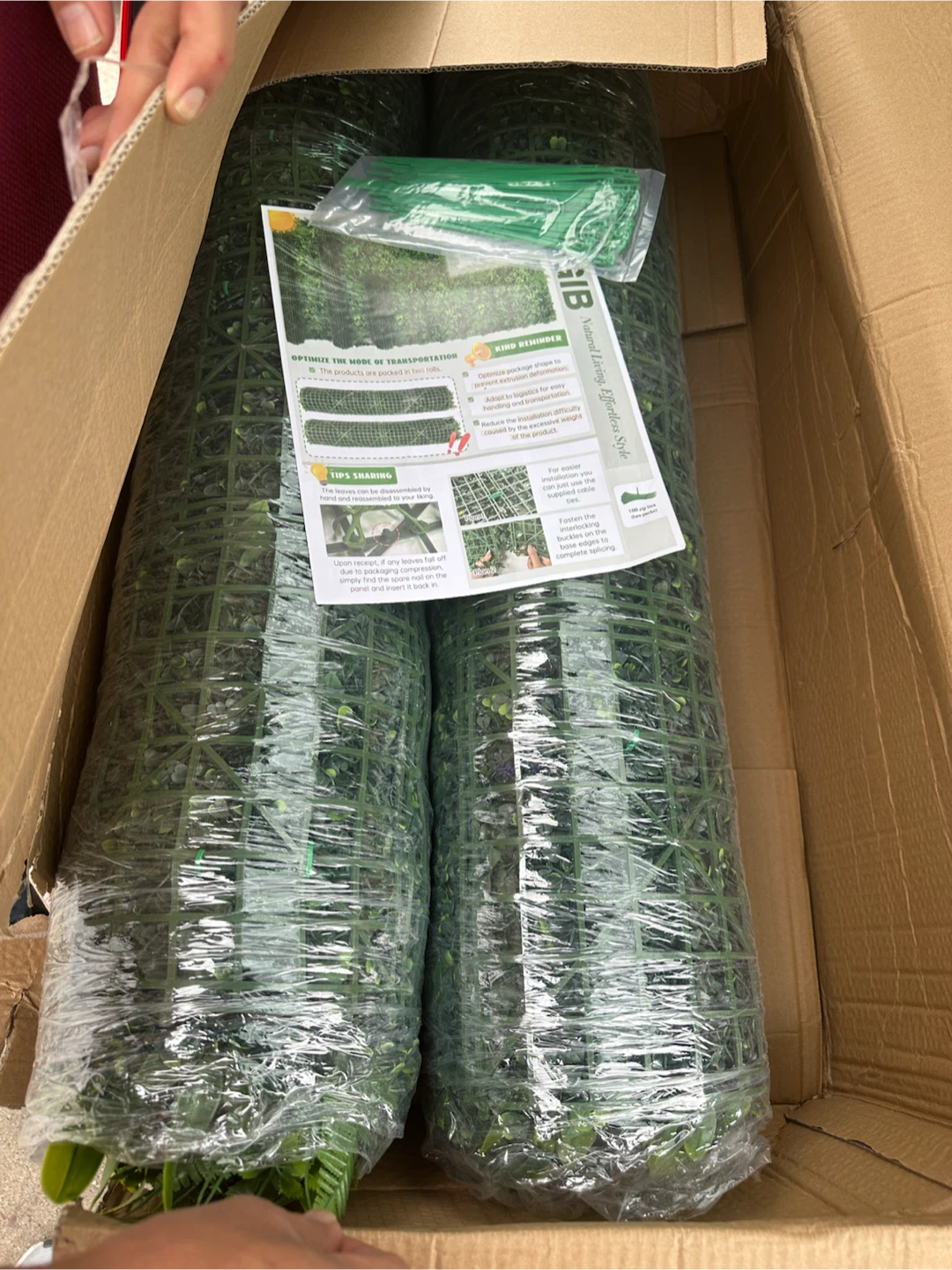 Artificial Hedge Privacy Screen