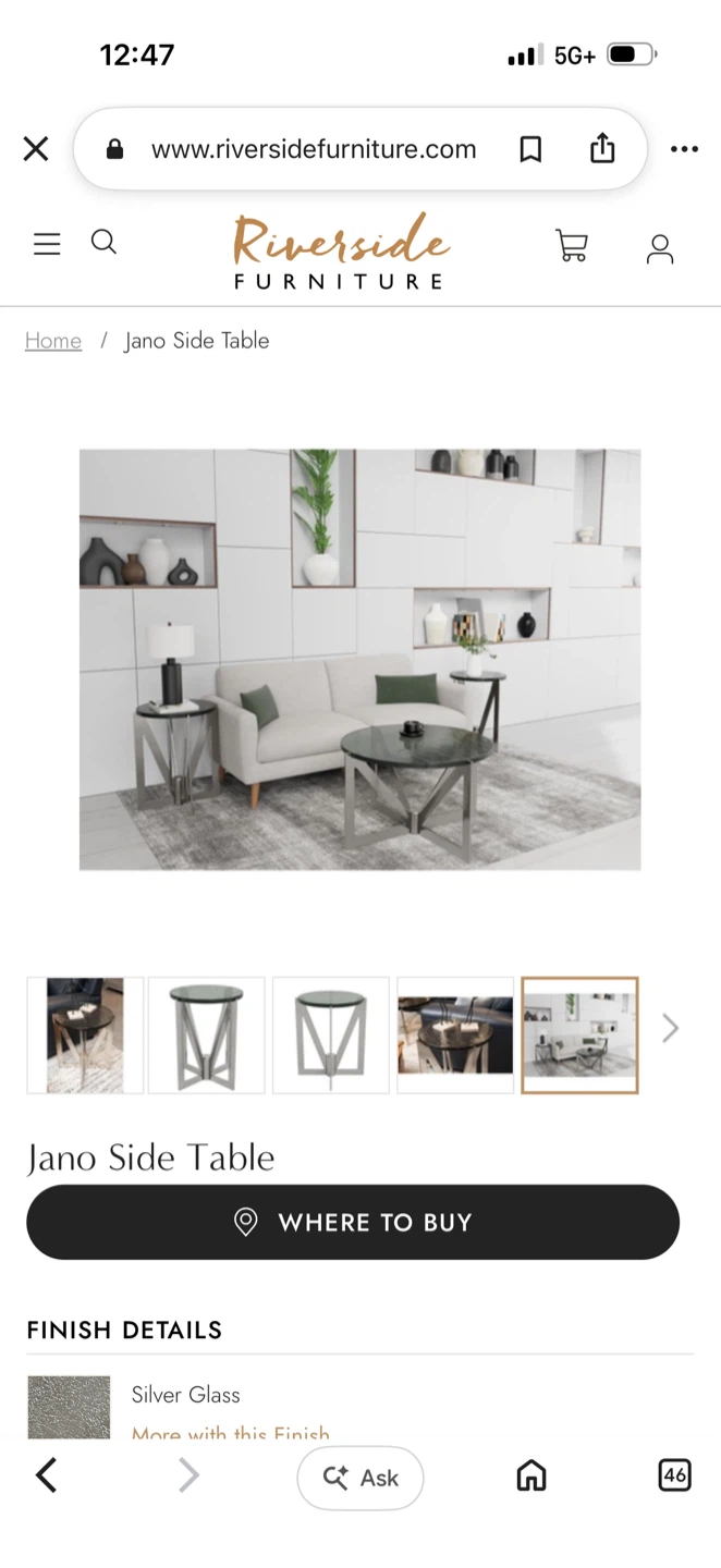 Riverside Furniture Jano Round End Table - photo 4