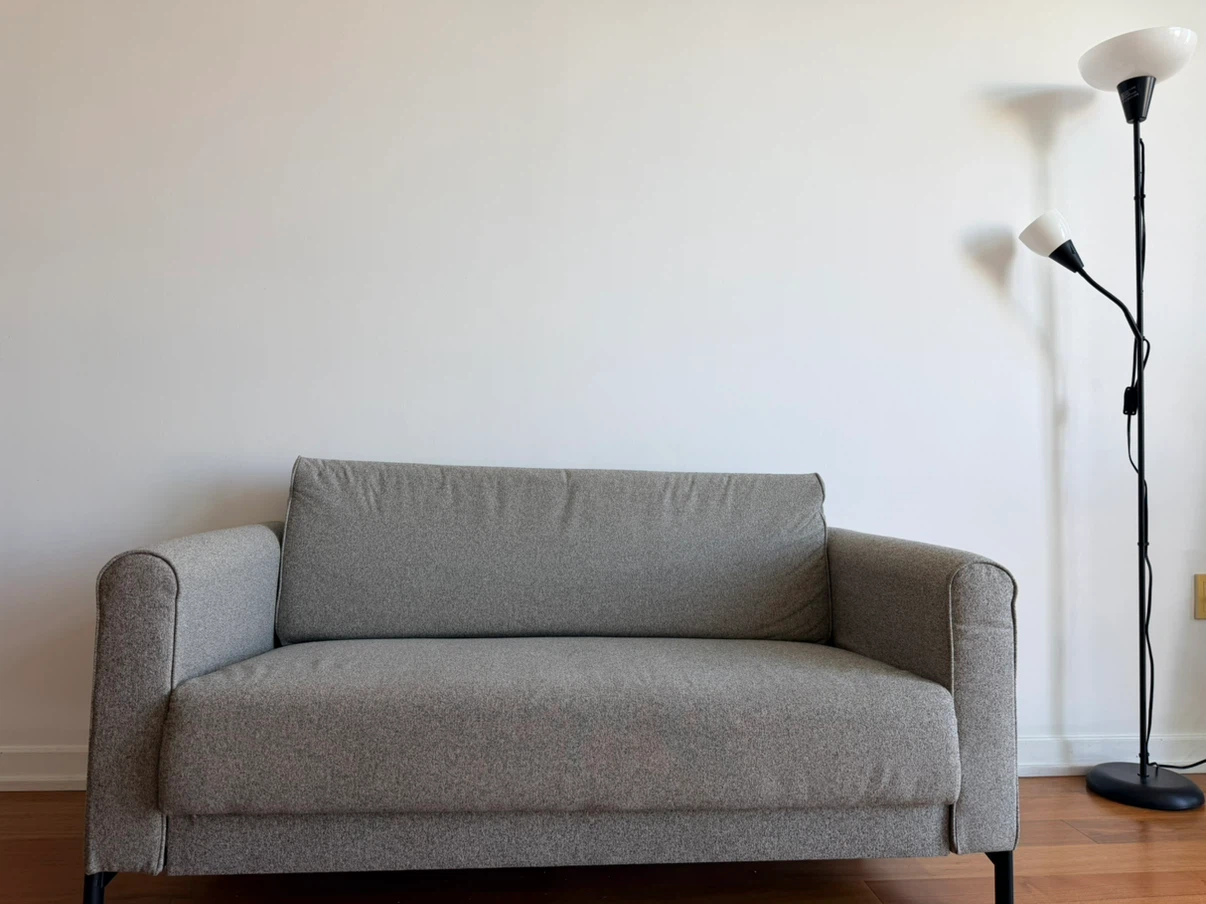 Grey Two-Seater Sofa - photo 2