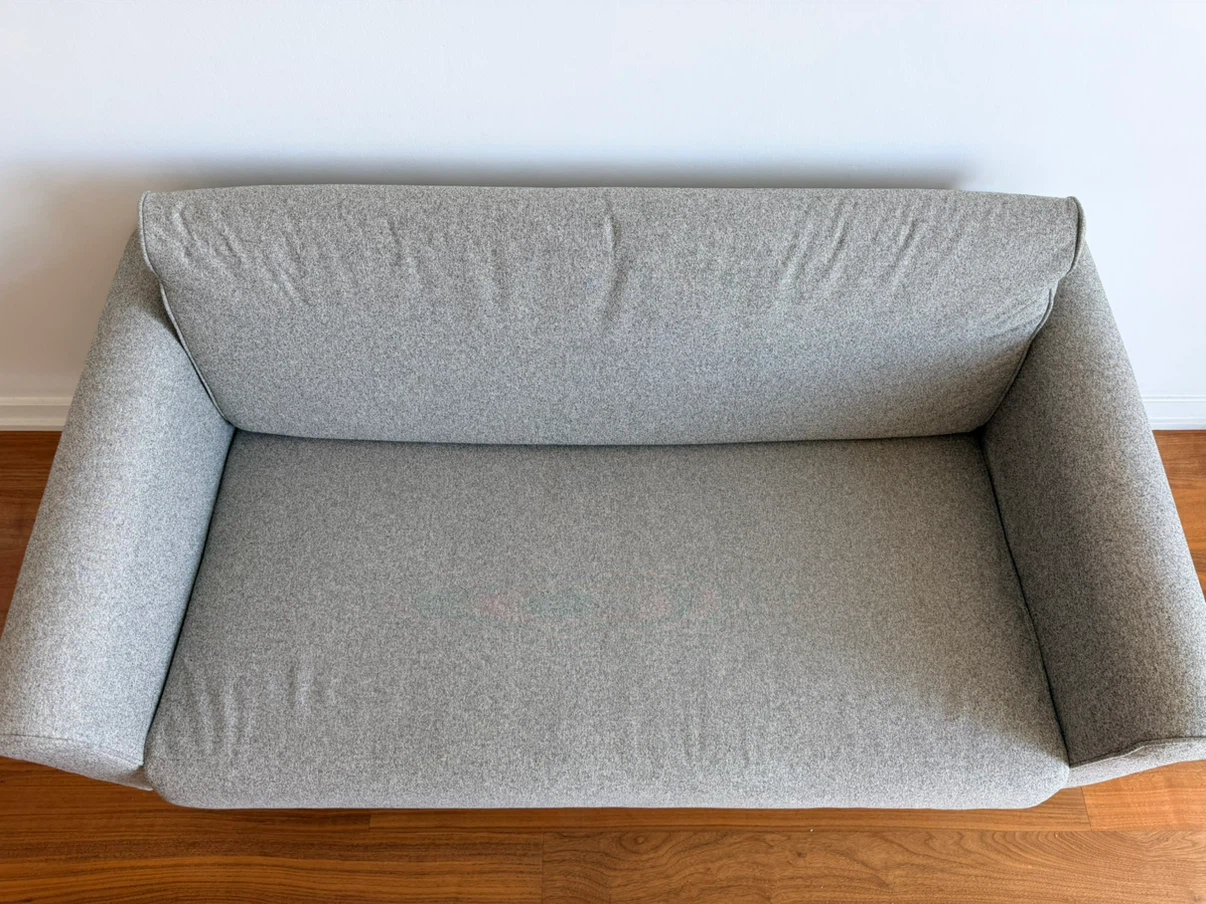 Grey Two-Seater Sofa - photo 3