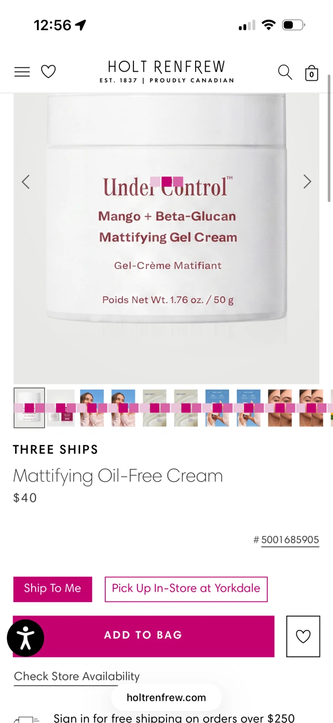Three Ships Under Control Mattifying Gel Cream - photo 3