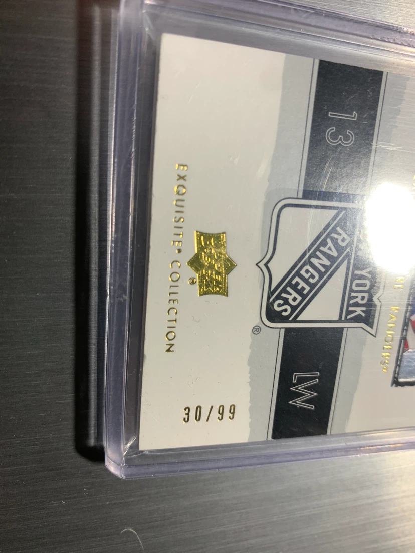 Upper Deck Exquisite Collection Alexis Lafrenière Rookie Card - photo 4