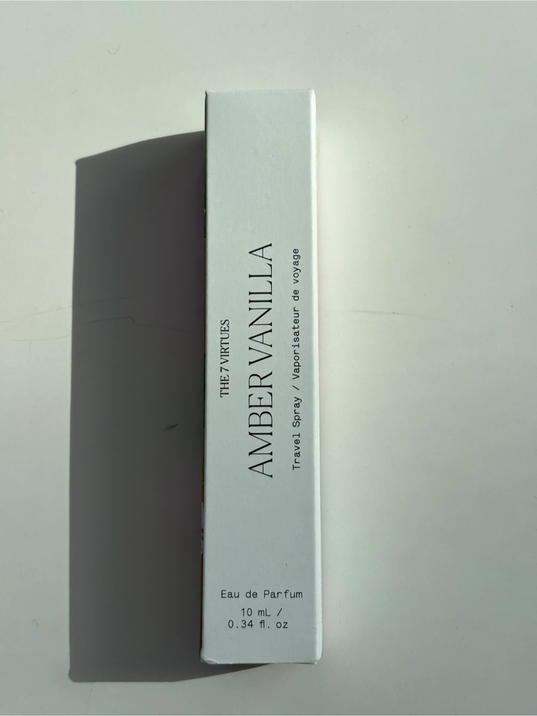 The 7 Virtues Amber Vanilla Travel Spray 10ml