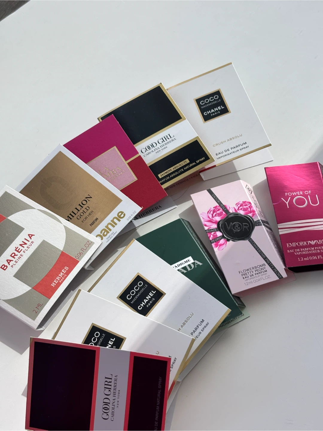 Assorted Designer Perfume Sample Vials