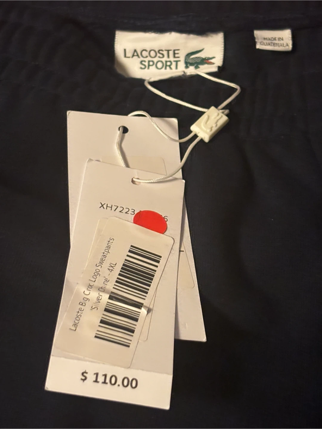 Lacoste Sweatshirt and Sweatpants Set 4XL - photo 2