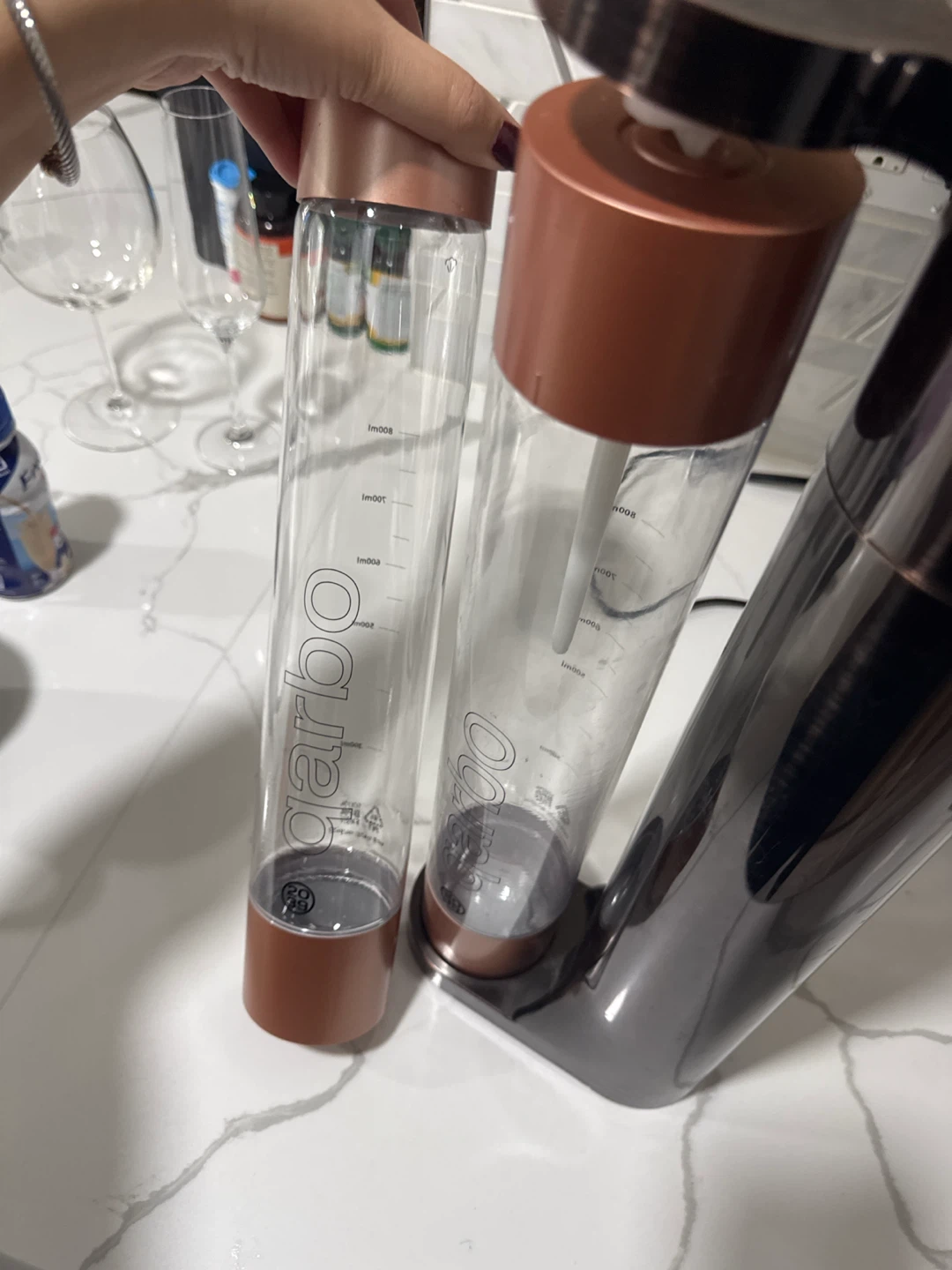 Qarbo Carbonator with Two Bottles - photo 2