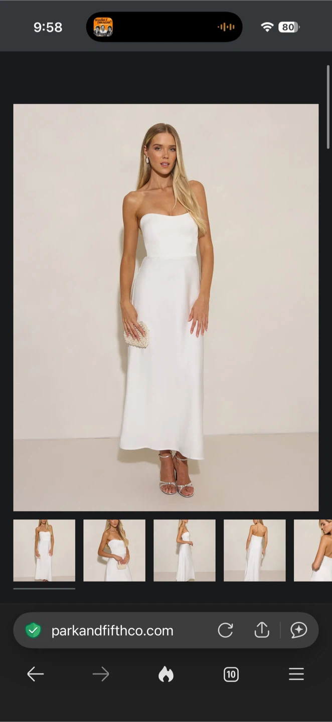 Park & Fifth Brodie Dress Off White (Bridal Dress)