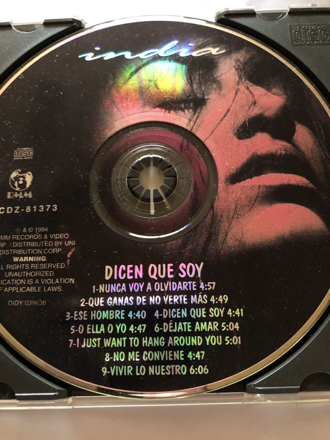 India - Dicen Que Soy Audio CD - photo 2