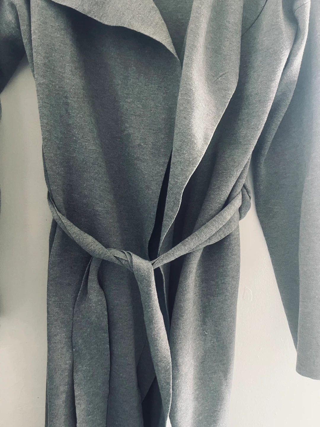 Love Tree grey cardigan wrap coat - photo 2
