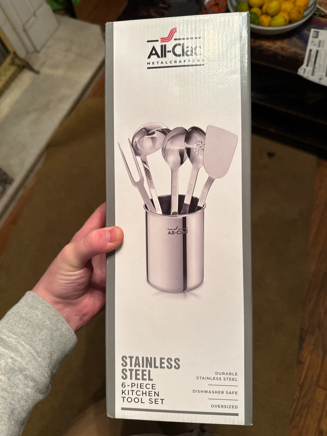 Unopened All-Clad 8-Piece Stainless Steel Kitchen Tool Set