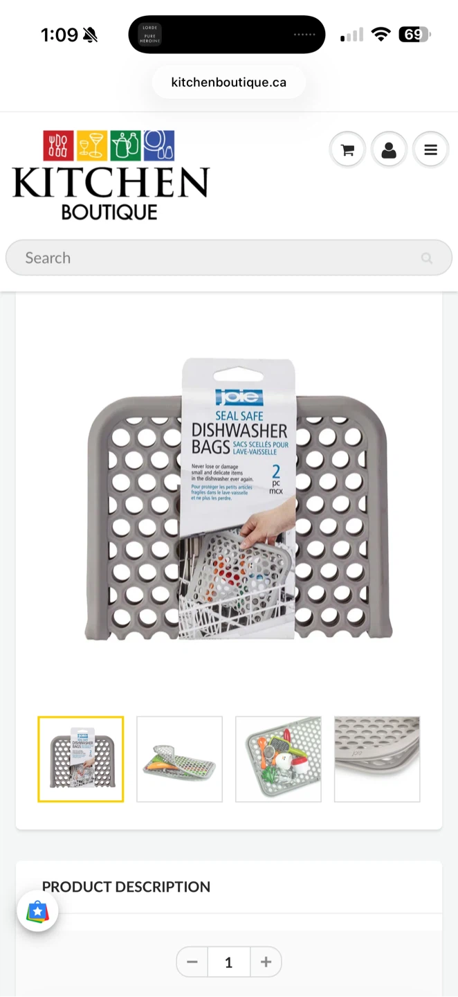 Joie Seal Safe Dishwasher Bag - photo 3