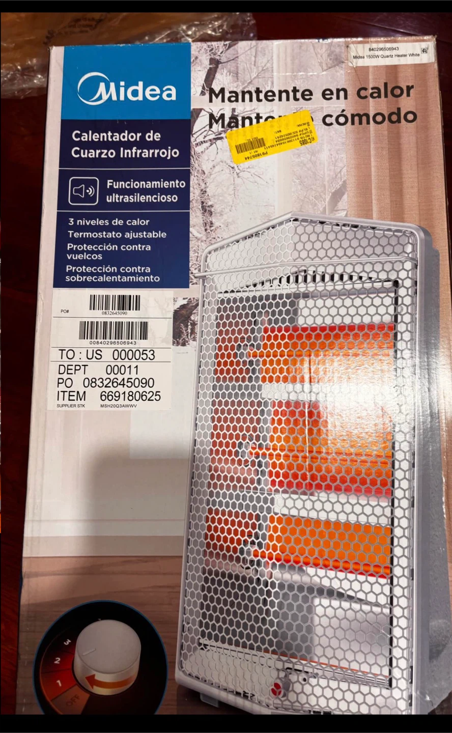 Midea Infrared Quartz Heaters - photo 5